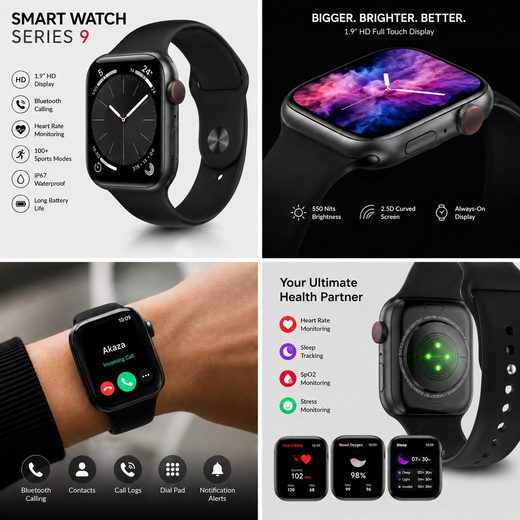 Smart Watch Series 9 – Fitness & Health Tracker