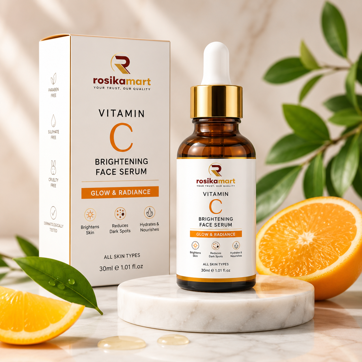 Vitamin C Brightening Face Serum – 30ml