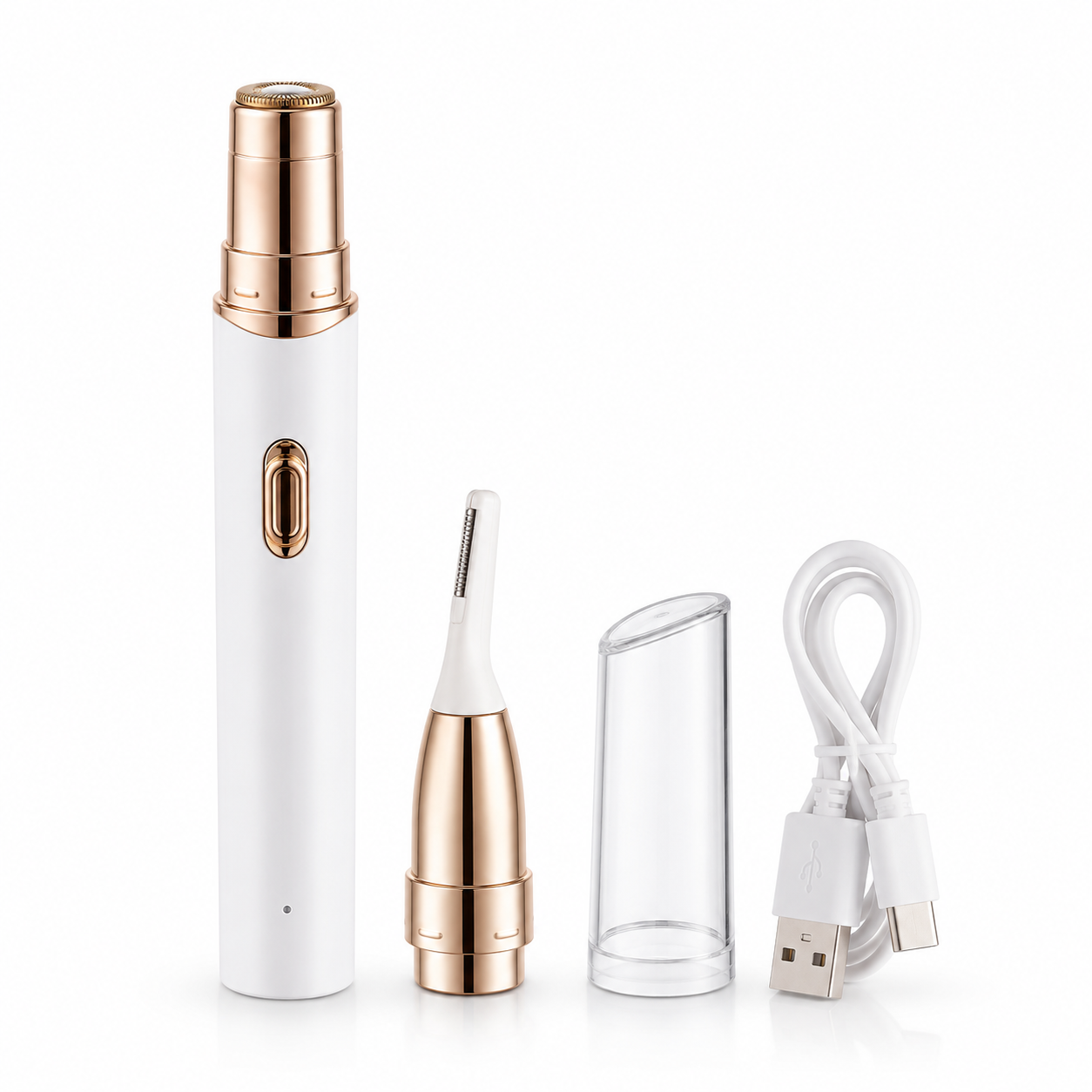 2-in-1 Rechargeable Facial & Eyebrow Trimmer