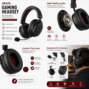 Gaming Headset – Surround Sound with Noise-Cancelling Mic