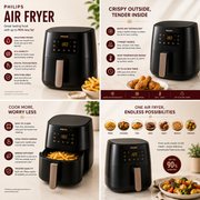 Philips Air Fryer – Rapid Air Technology, 4.1L Digital