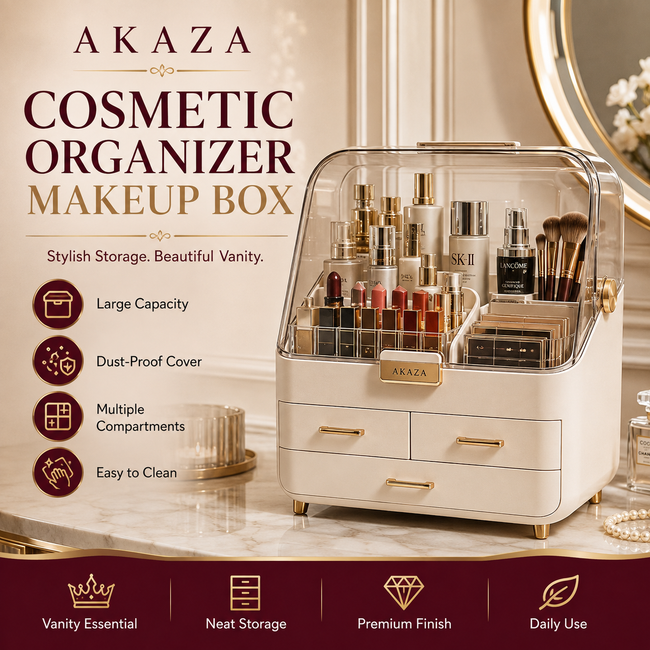 Cosmetic Organizer Makeup Box
