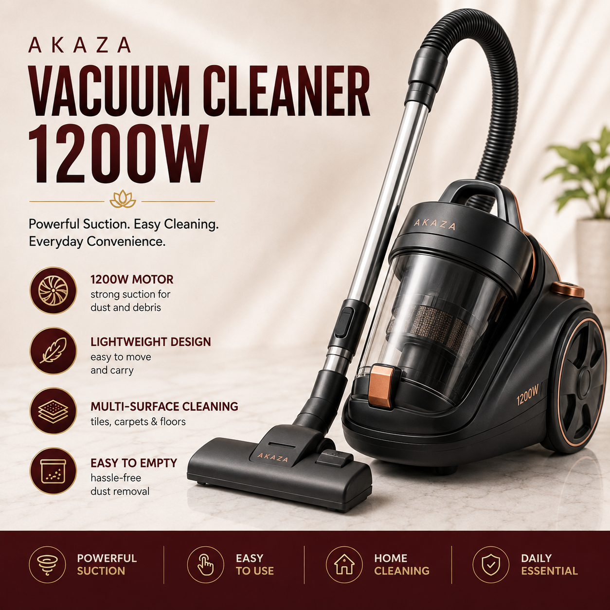 Vacuum Cleaner 1200W