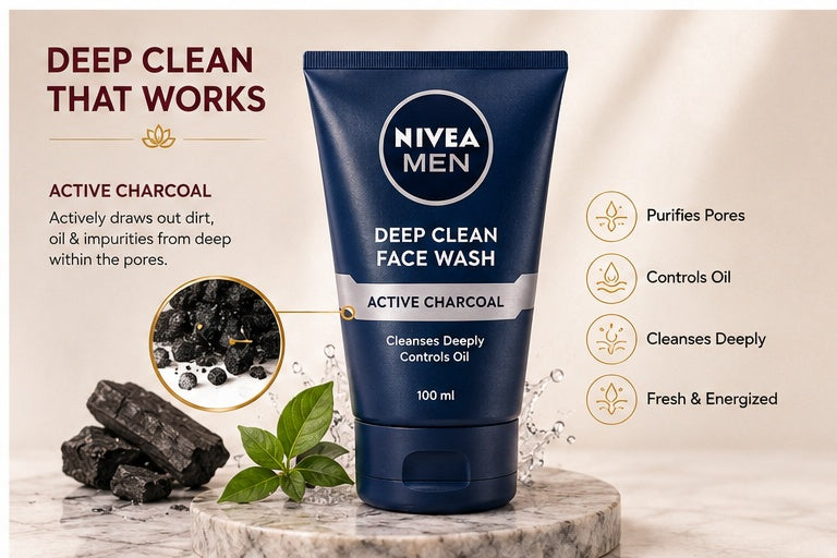 Nivea Men Face Wash – Deep Cleaning & Oil Control